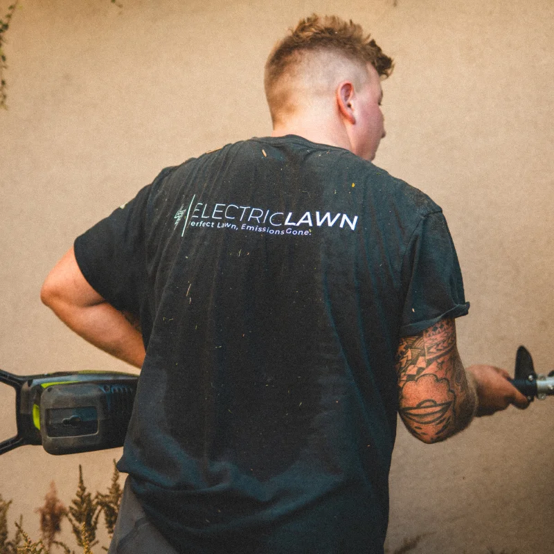 Electric Lawn - Victoria, BC - Hard at work
